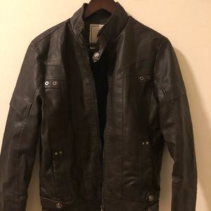 L&C Men’s Brown Leather Jacket